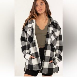 Lucky Brand Monochrome Checkered Jacket